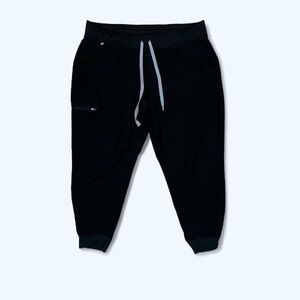 FIGS ZAMORA Jogger Pants with Drawstring XXL/P BLACK